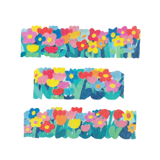 Gyu Gyu Flower Katanuki Masking Tape by Aiueo