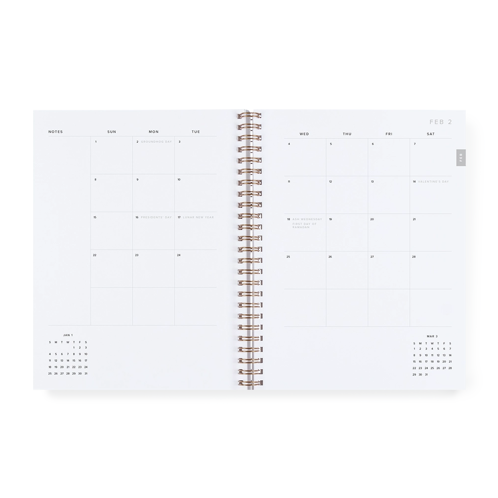 2026 Compact Year Task Monthly & Weekly Planner by Appointed