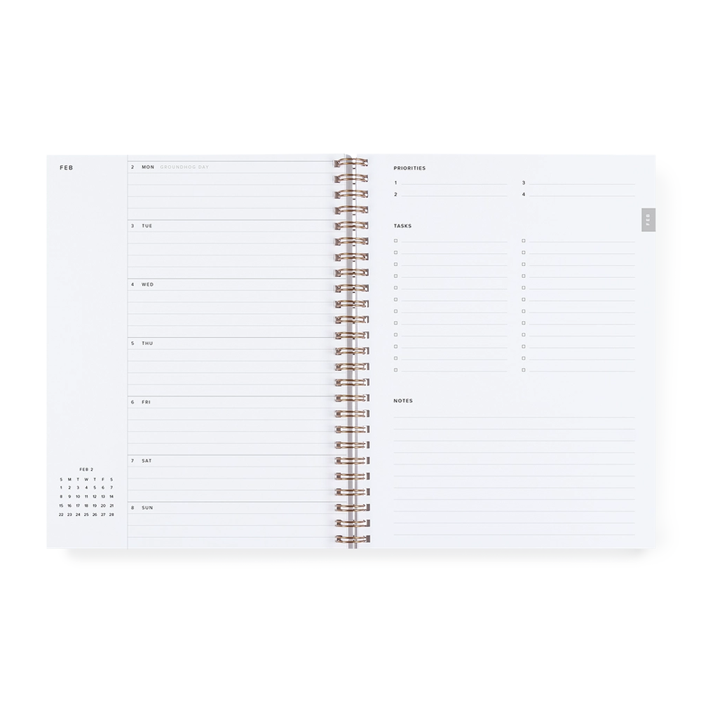 2026 Compact Year Task Monthly & Weekly Planner by Appointed