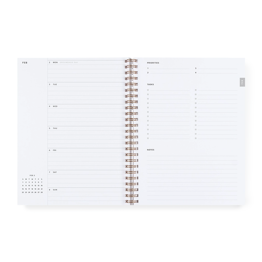 2026 Compact Year Task Monthly & Weekly Planner by Appointed