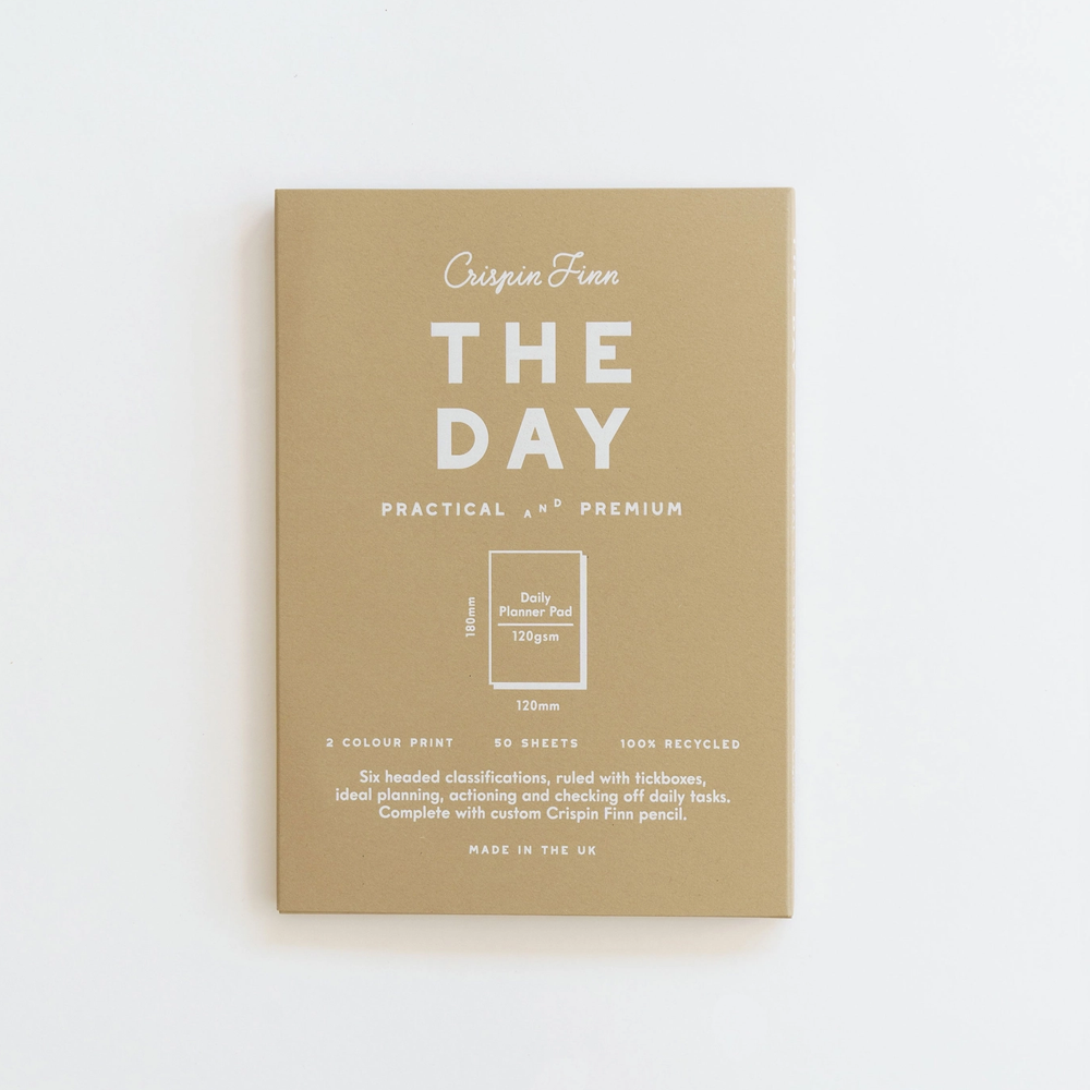 The Day Daily Planner Pad by Crispin Finn