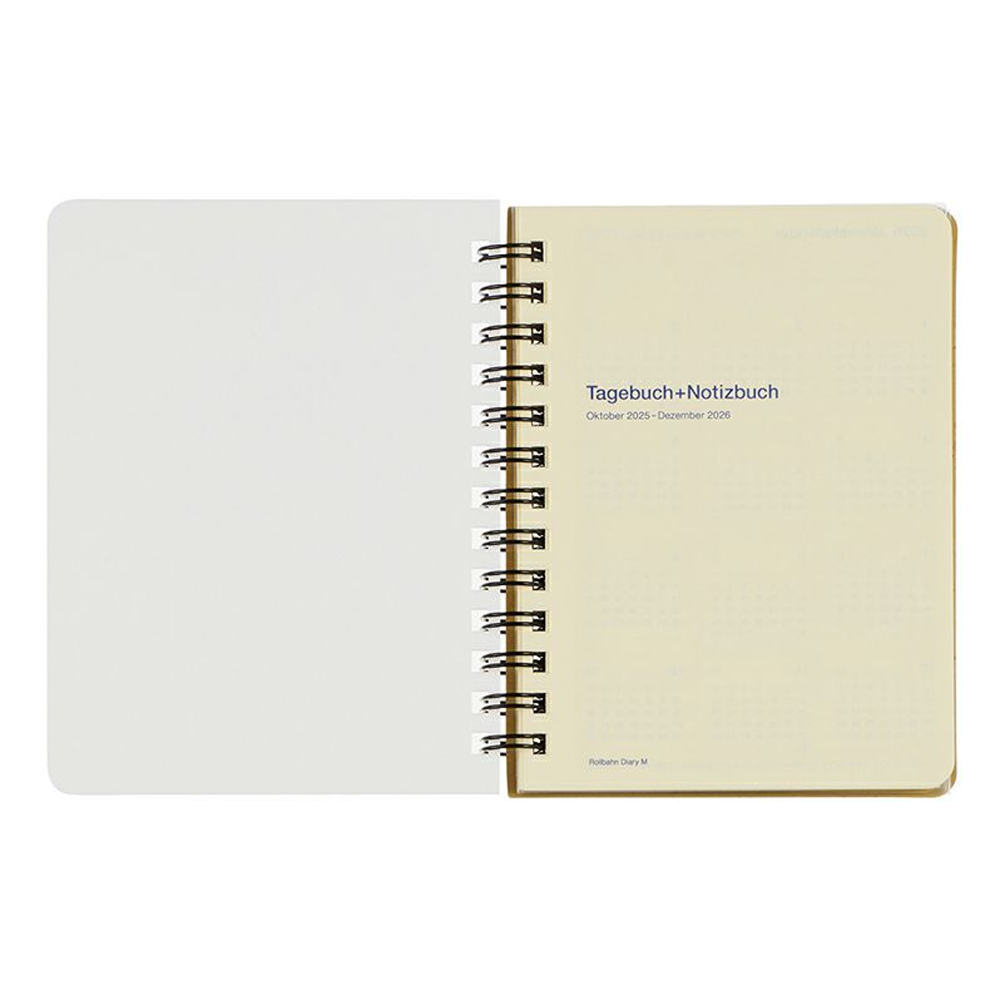 Rollbahn 2025-2026 Spiral Pocket Monaural Monthly Planner by Delfonics