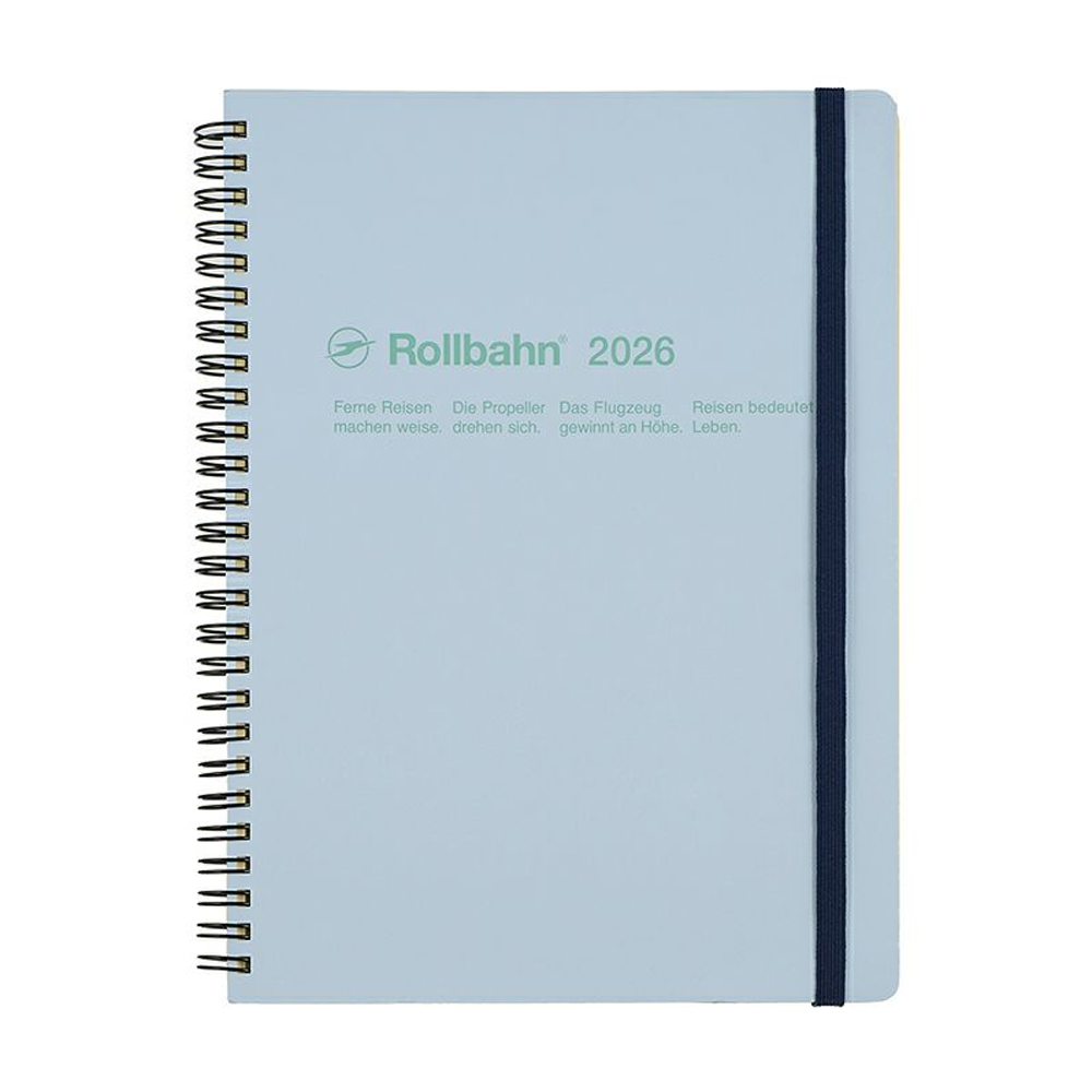 Rollbahn 2025-2026 Spiral XL Monthly Planner by Delfonics