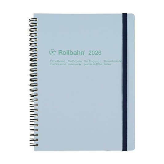 Rollbahn 2025-2026 Spiral XL Monthly Planner by Delfonics