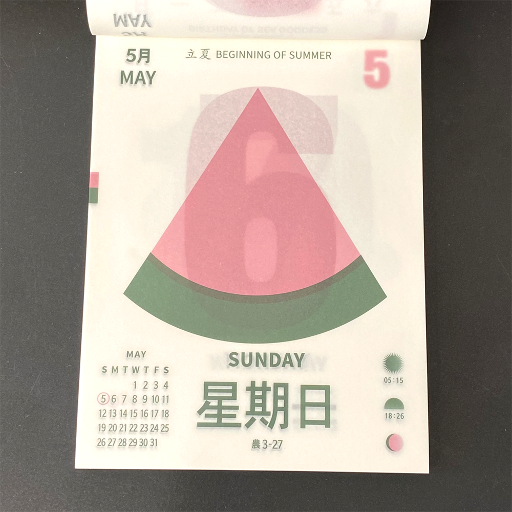2024 Daily Wall Calendar by Five Metal Shop