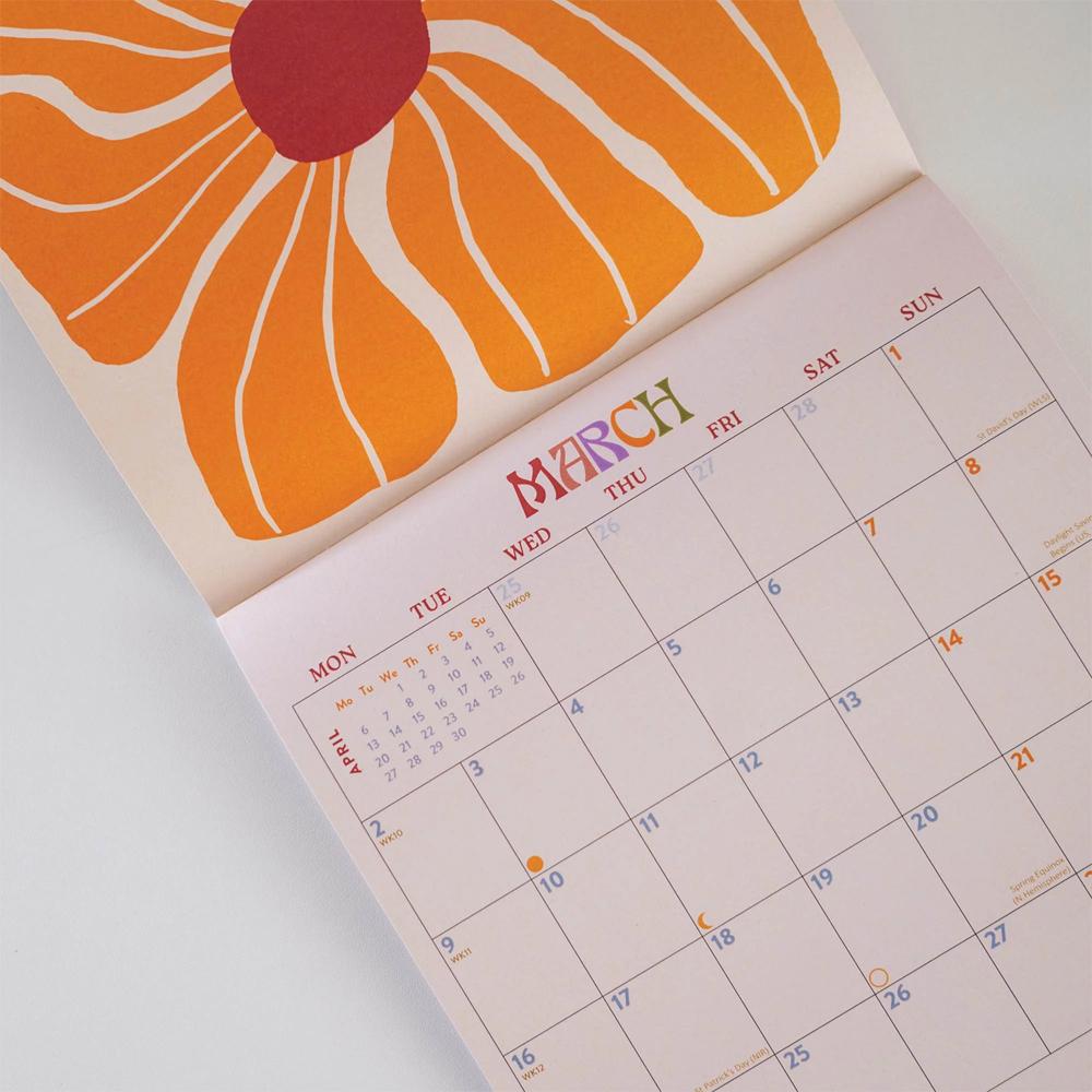 2026 Botanical Wall Calendar by Good Tuesday