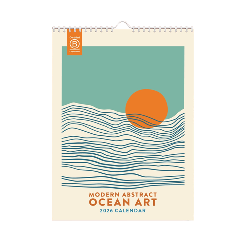 2026 Tidal Waves A4 Calendar by Good Tuesday