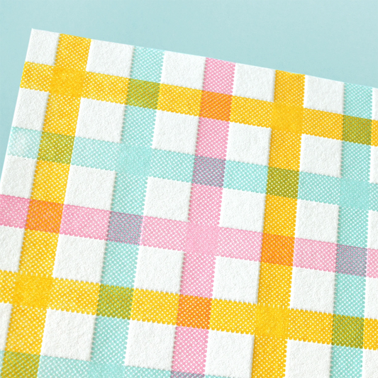 Plaid Pattern Card Set by Iron Curtain Press