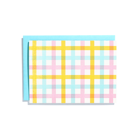 Plaid Pattern Card Set by Iron Curtain Press