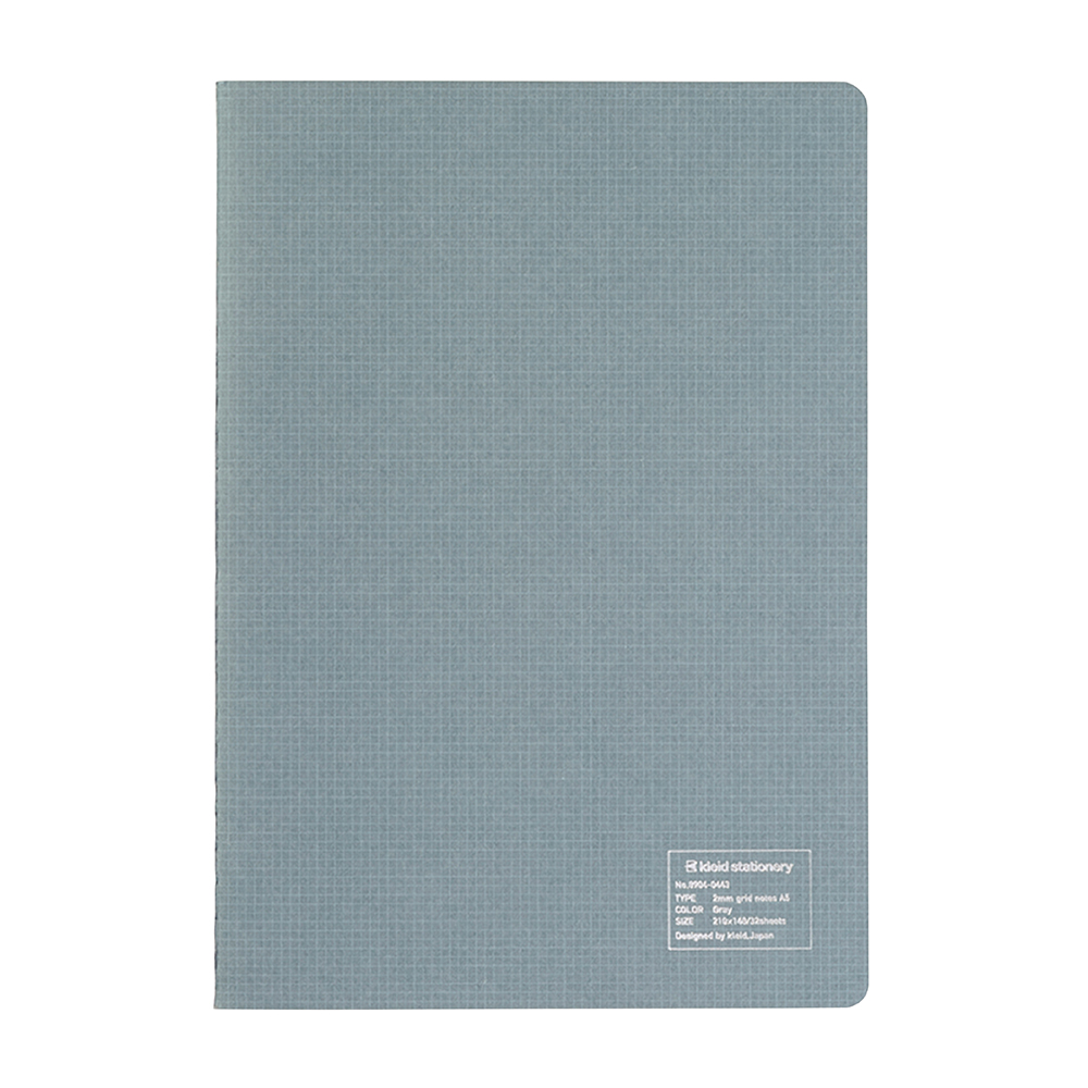 A5 Grid Notes Stitched Notebook by Kleid