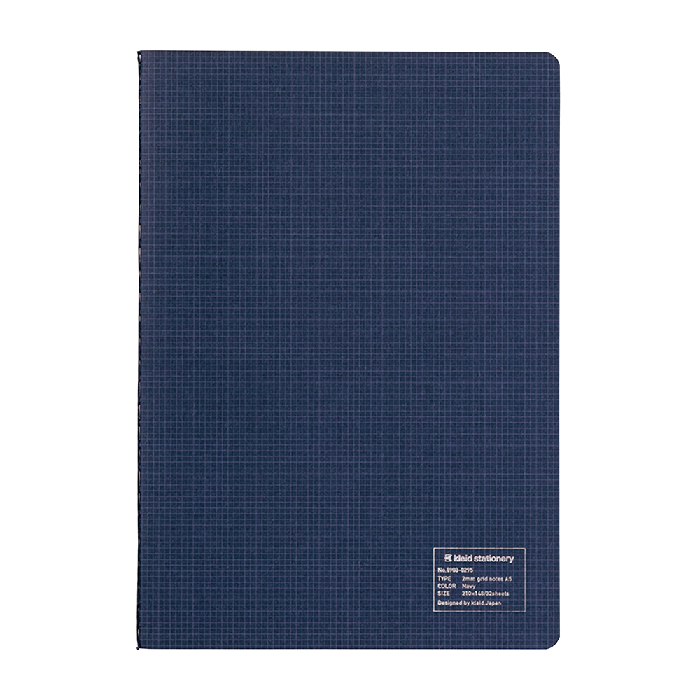 A5 Grid Notes Stitched Notebook by Kleid