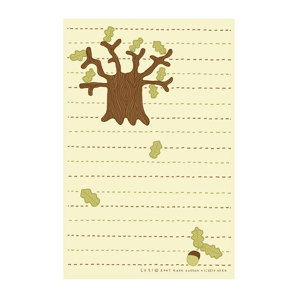 Oak Tree Stationery by Kate Sutton