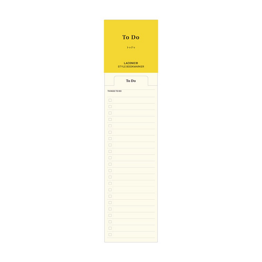 To Do Bookmark Set by Laconic