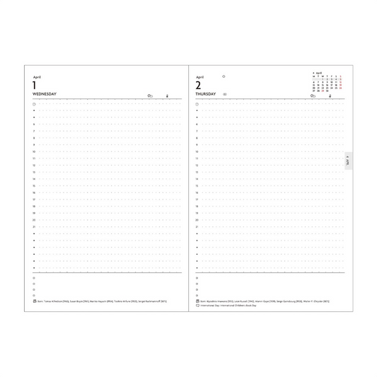 Edit 2026 Daily B6 Planner by Mark's