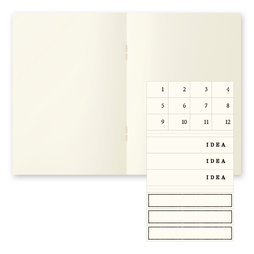 MD Notebook A6 Light Set of 3 by Midori
