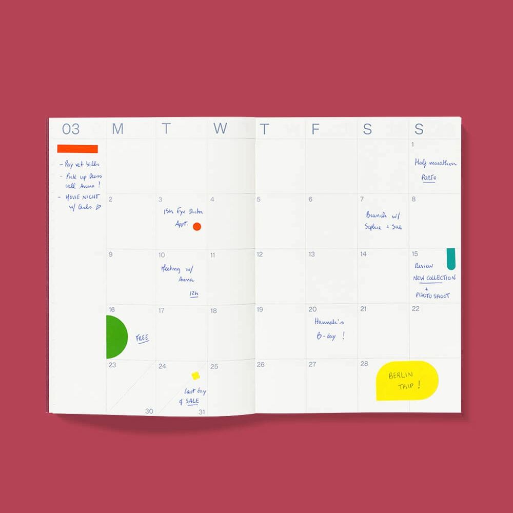 2026 Frames Weekly Planner by mishmash