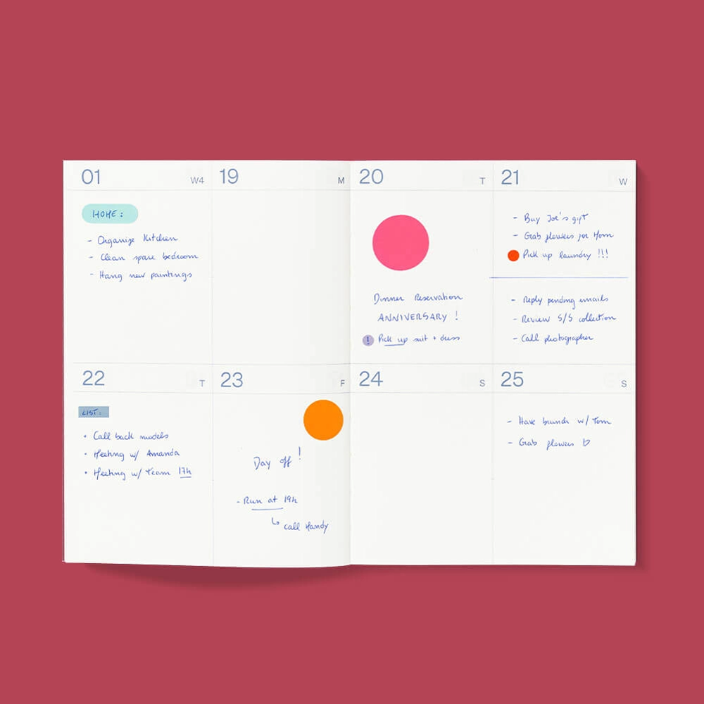 2026 Frames Weekly Planner by mishmash