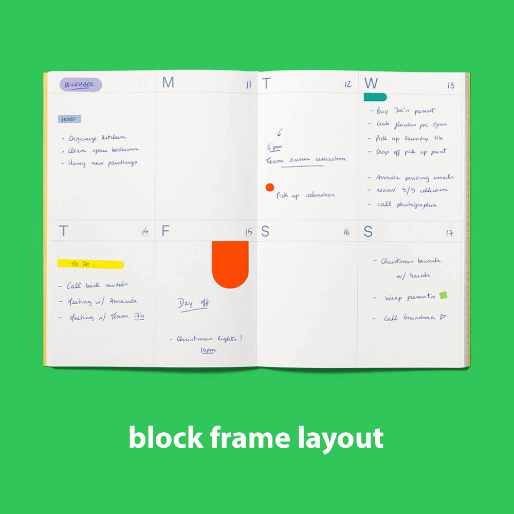 Undated Planner by Mishmash