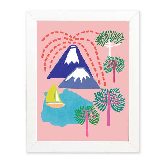 Gertrudis Shaw Volcan Print by Paperole
