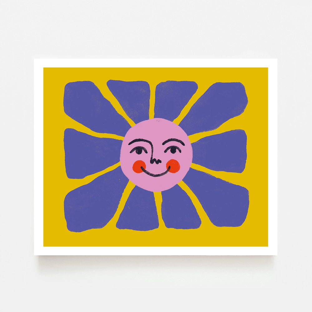 Julia GR Sunflower Print by Paperole