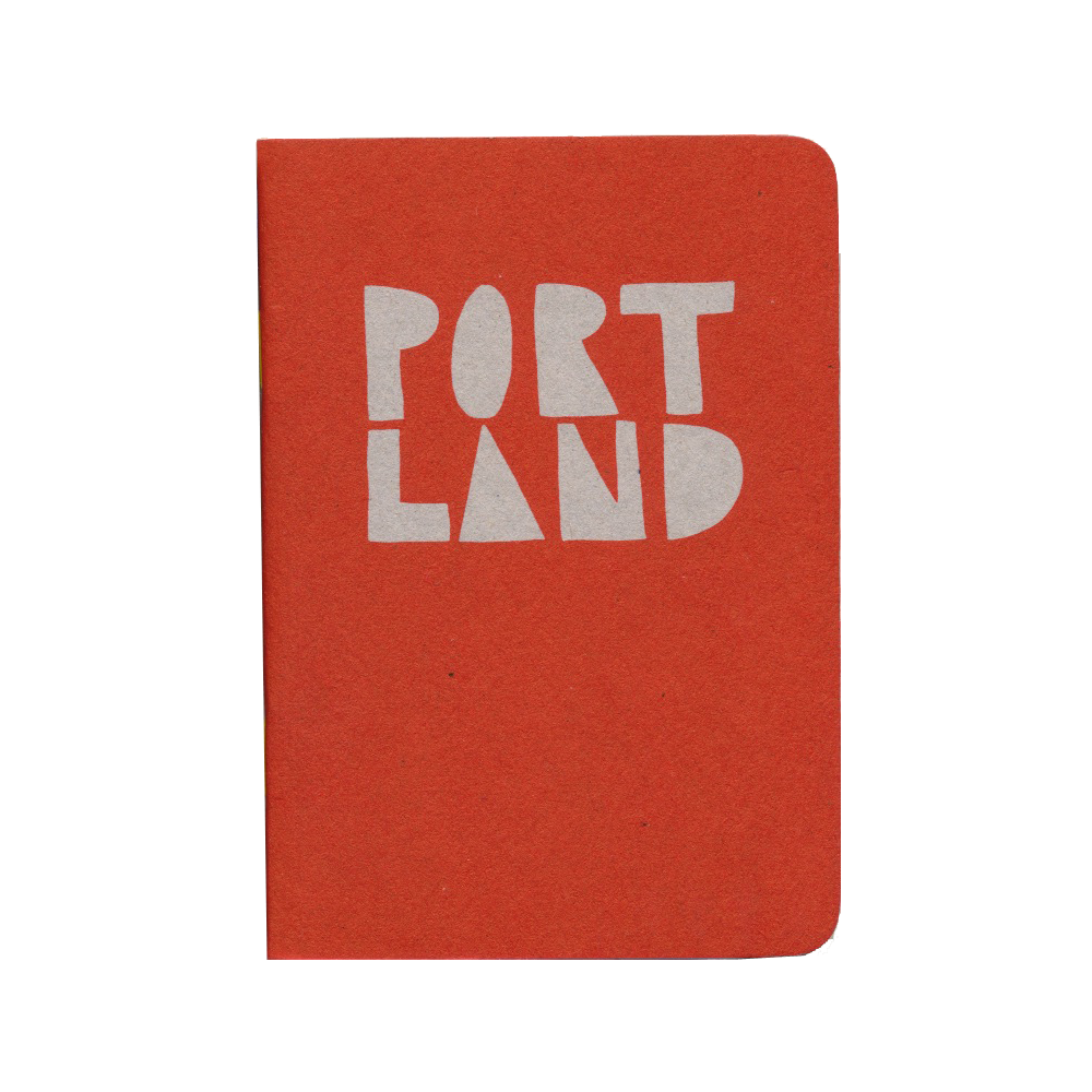 Portland Pocket Notebook Yellow Staples by Little Otsu