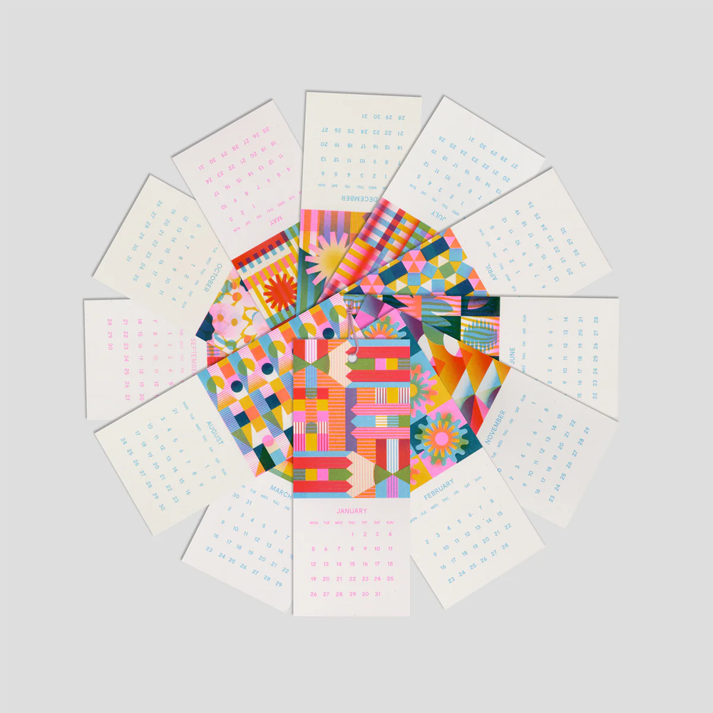 2026 Mini Hanging Calendar by Risotto