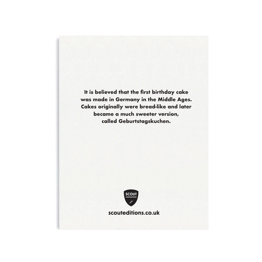 Cake Mini Card by Scout Editions