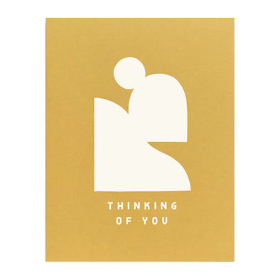 Thinking of You Silhouette Card by Worthwhile Paper