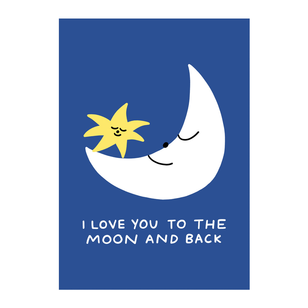 Holly St Clair Love You To the Moon and Back Card by Wrap