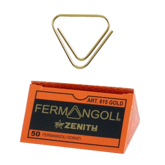 815 Gold Paper Clips by Zenith