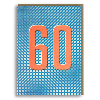 60 Letterpress Card by 1973