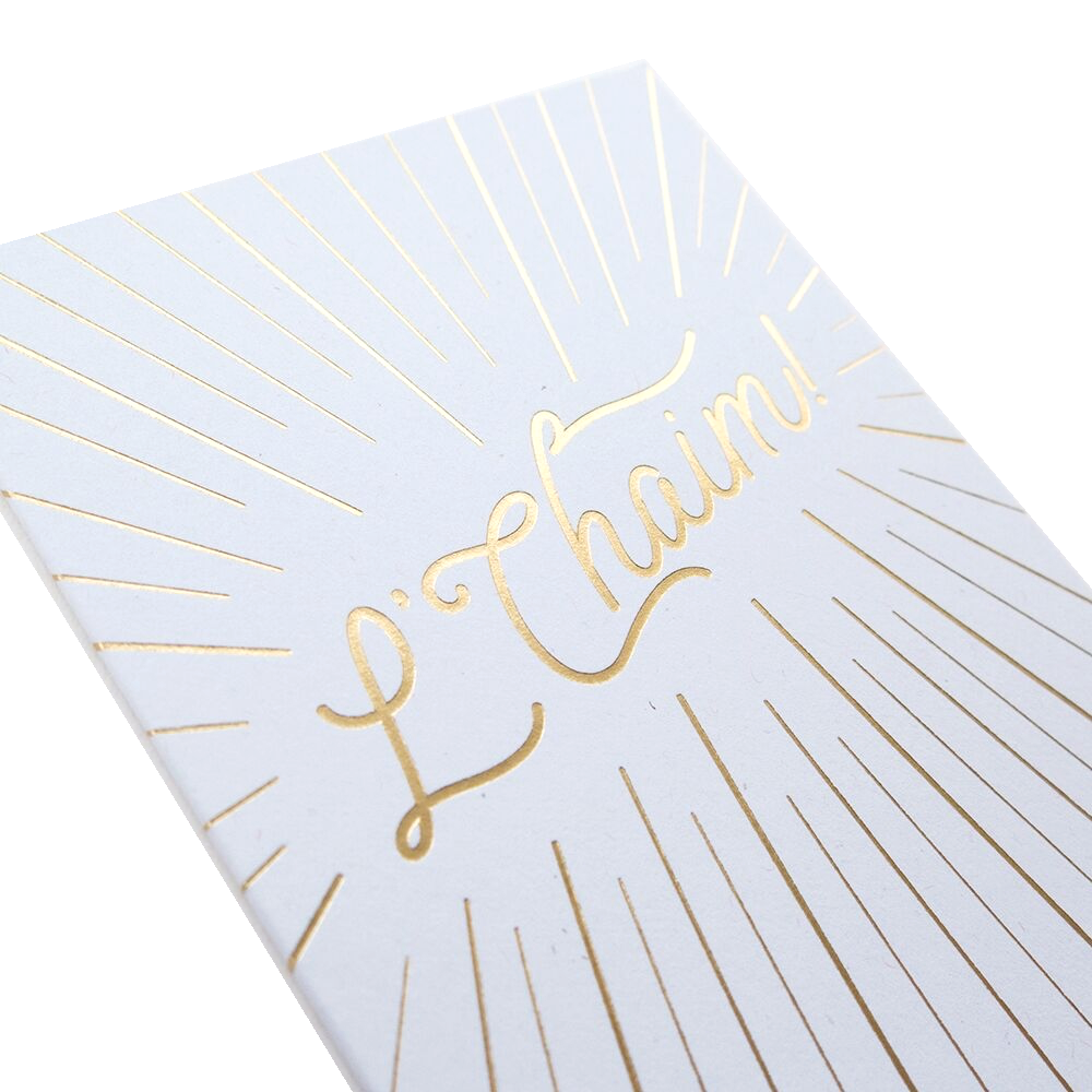 L'Chaim Card by Anemone Letterpress