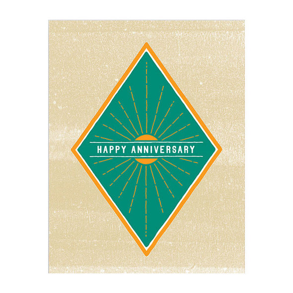 Anniversary Sunburst Card by Hammerpress