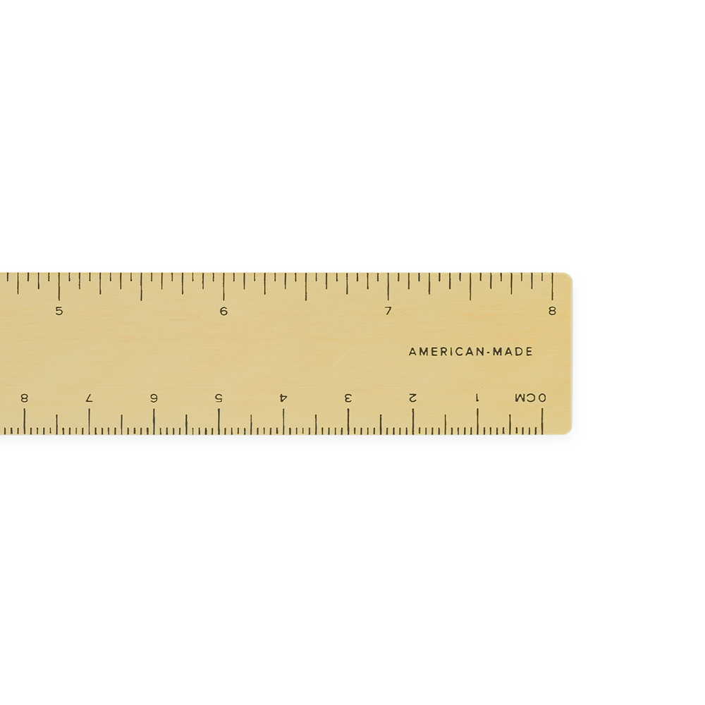 Brass Ruler by Appointed