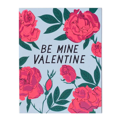Be Mine Valentine Card by Banquet Workshop