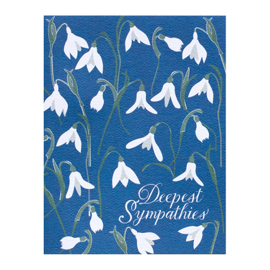 Snowdrops Sympathy Card by Banquet Workshop
