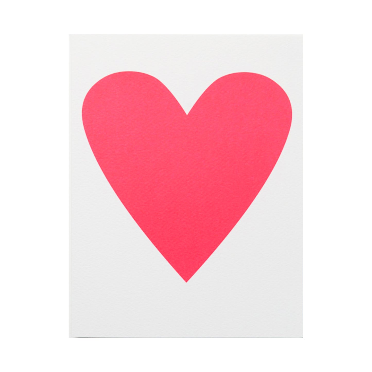 Neon Heart Card by Banquet Workshop