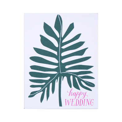 Happy Wedding Note Card by Banquet Workshop