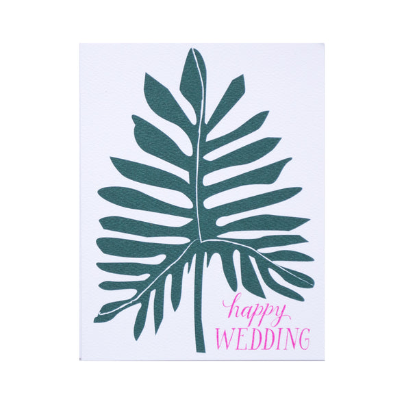 Happy Wedding Note Card by Banquet Workshop