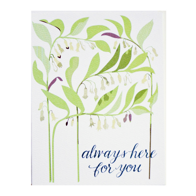 Always Here For You Solomon's Seal Card by Banquet Workshop