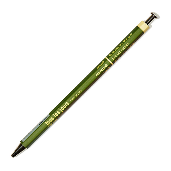 Tous Les Jours Days Wooden Needle-Point Pen by Mark's