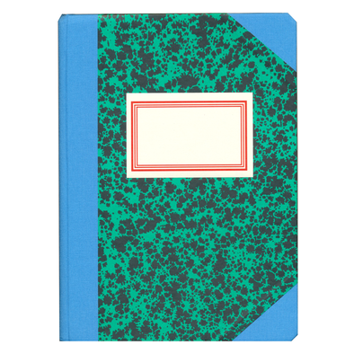 Custom Large Green Notebook by Emilio Braga