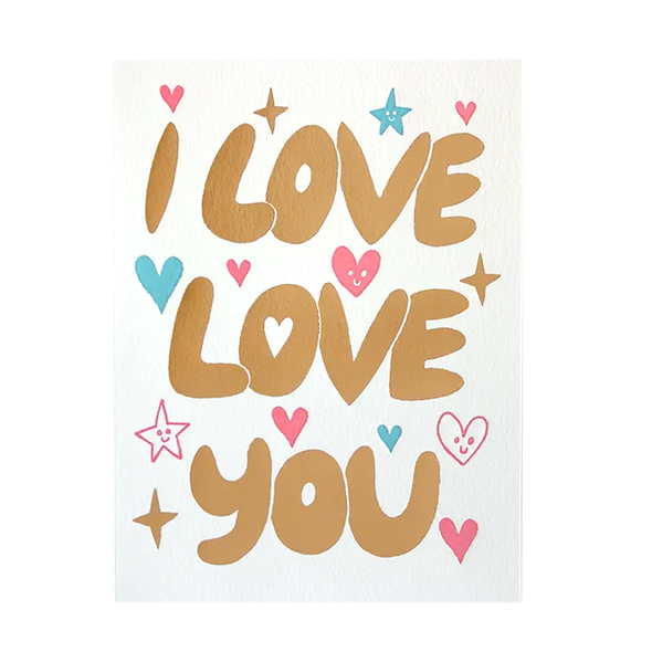 I Love Love You Card by Fugu Fugu