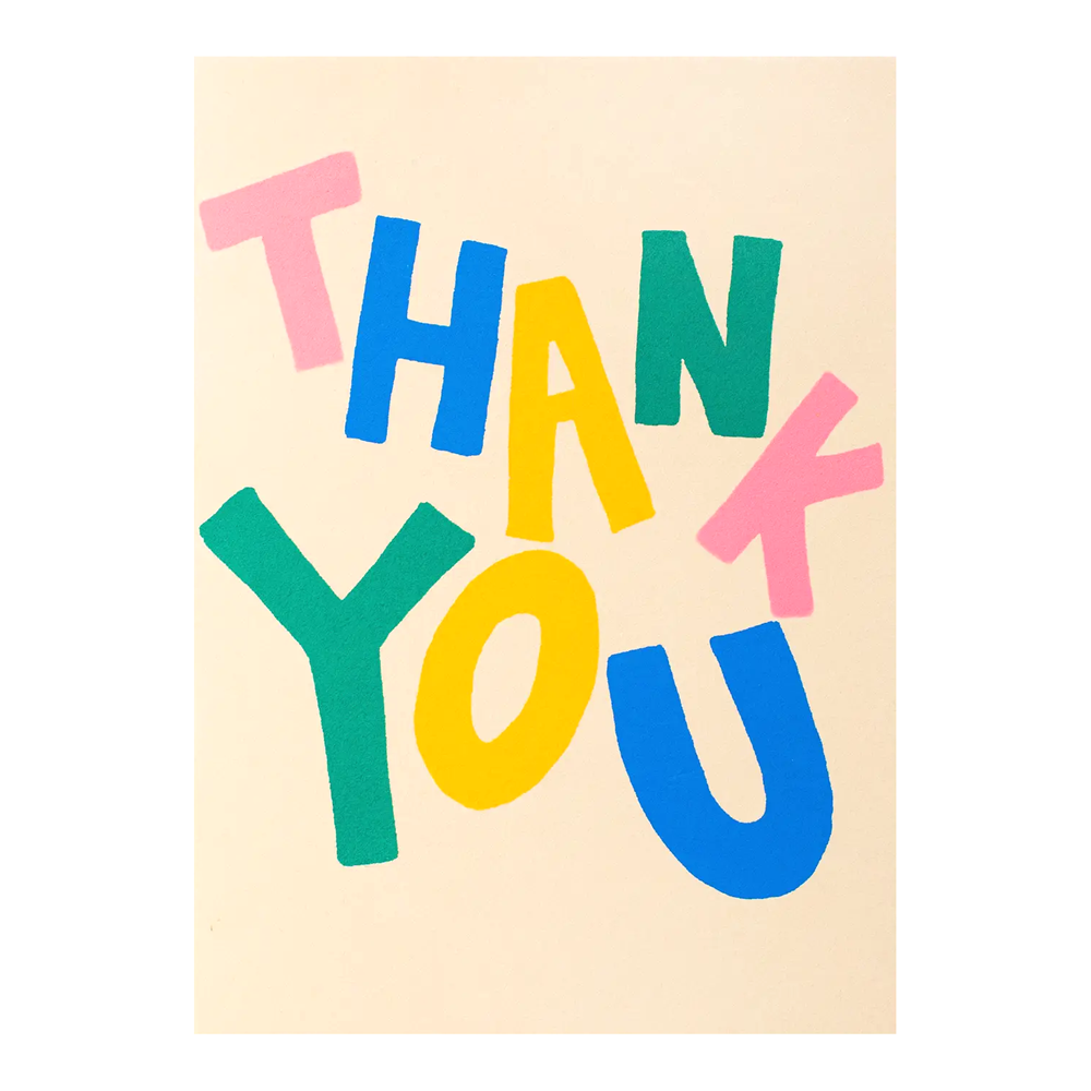 Thank You Crooked Card by Alphabet Studios Little Otsu