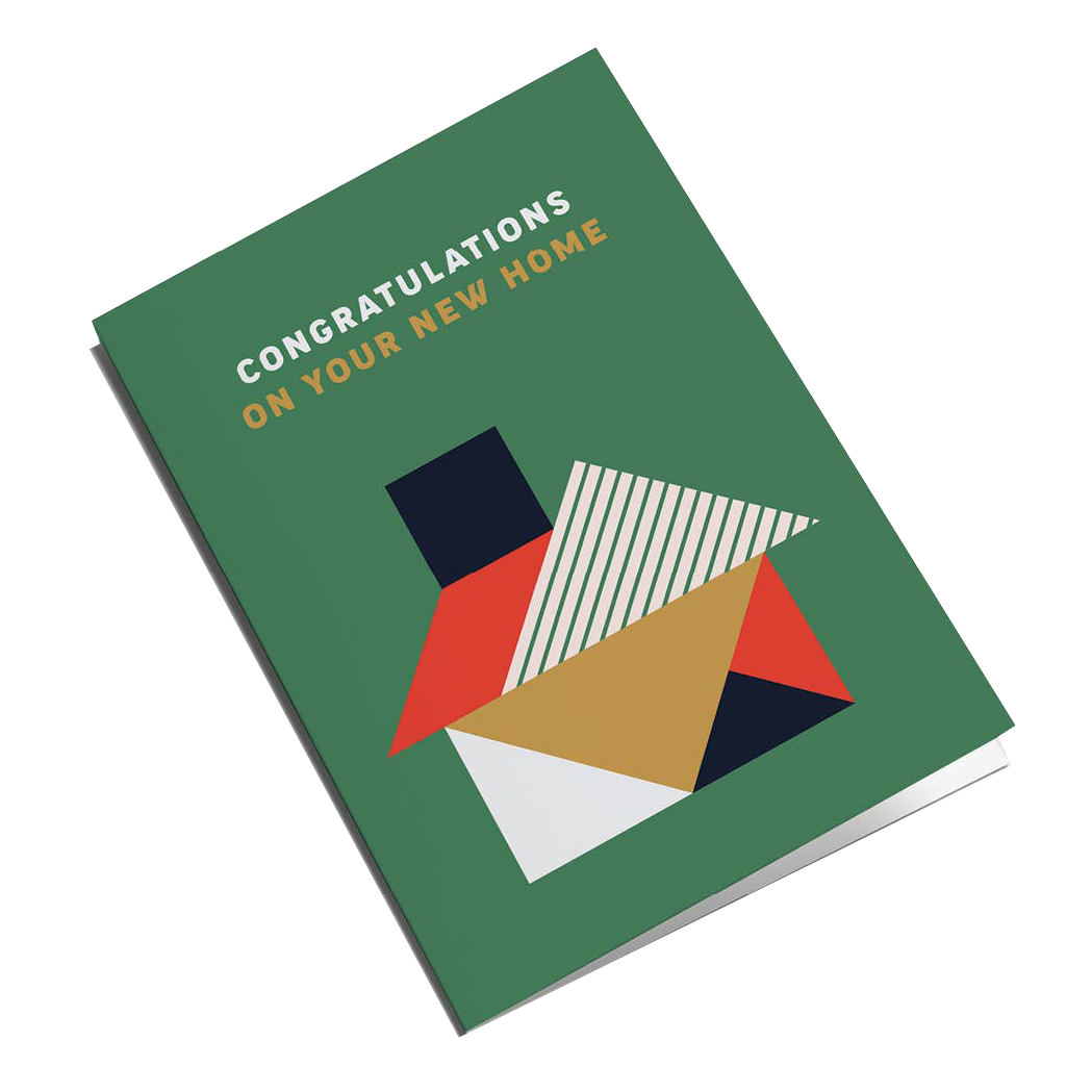 Congratulations on Your New Home Card by Graphic Factory