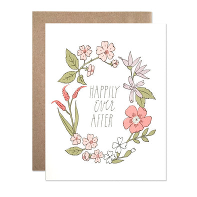 Happily Ever After Wreath Card by Hartland Brooklyn