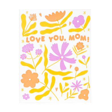 Scattered Floral Love You Mom Card by Hello Lucky