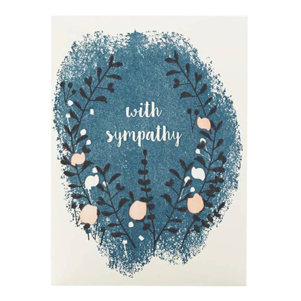 Night Garden With Sympathy Card by Ilee