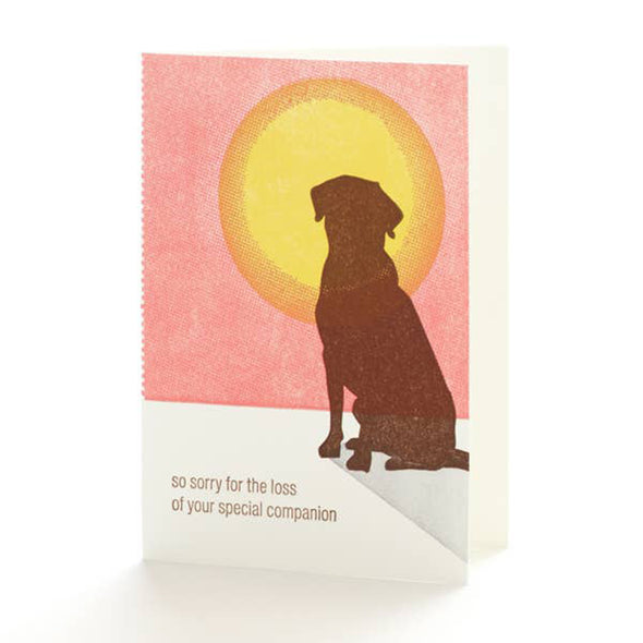 Dog Sympathy Card by Ilee