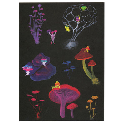 APAK Mushroom Folk Card by Little Otsu